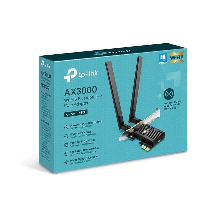 TP-Link Archer TX55E Wi-Fi 6/Bluetooth 5.2 AX3000 - Adaptador PCIe - Image 2