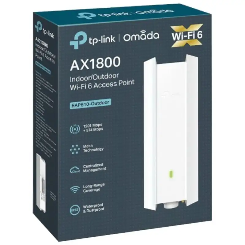 TP-Link EAP610-OUTDOOR Ponto de acesso WiFi 6 Branco - Image 2