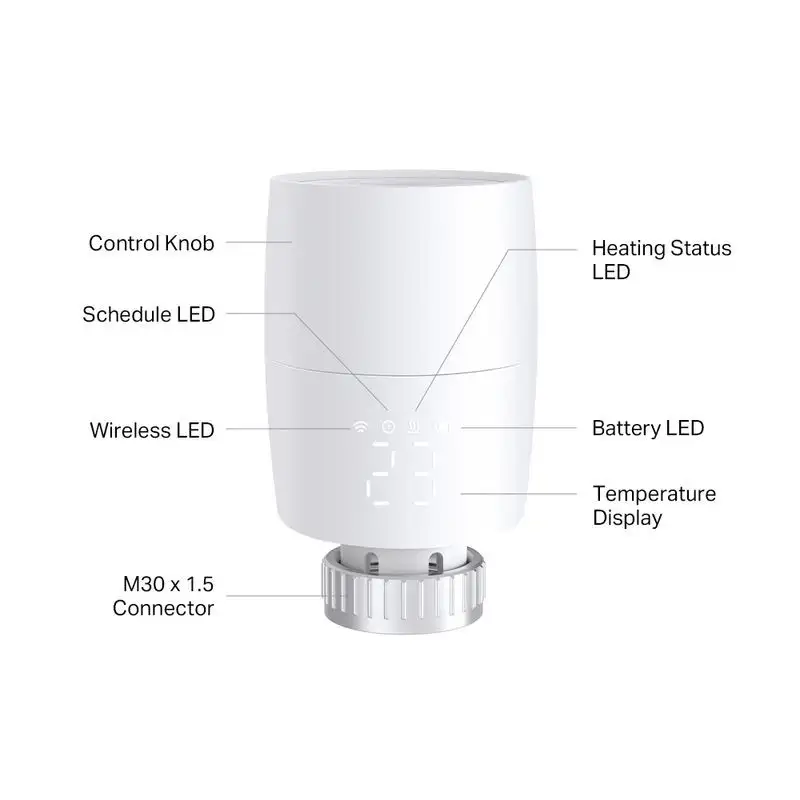 TP-Link KE100 Kasa - Válvula termostática inteligente para radiador - Image 3