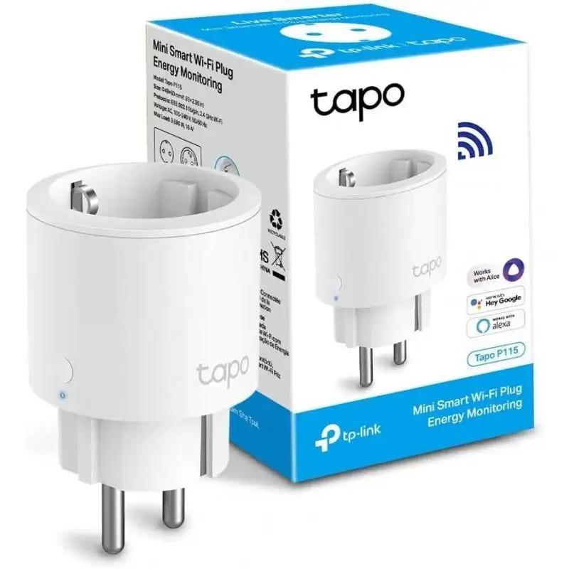 TP-Link Tapo P115 3680 W Branco - Tomada Inteligente - Image 2