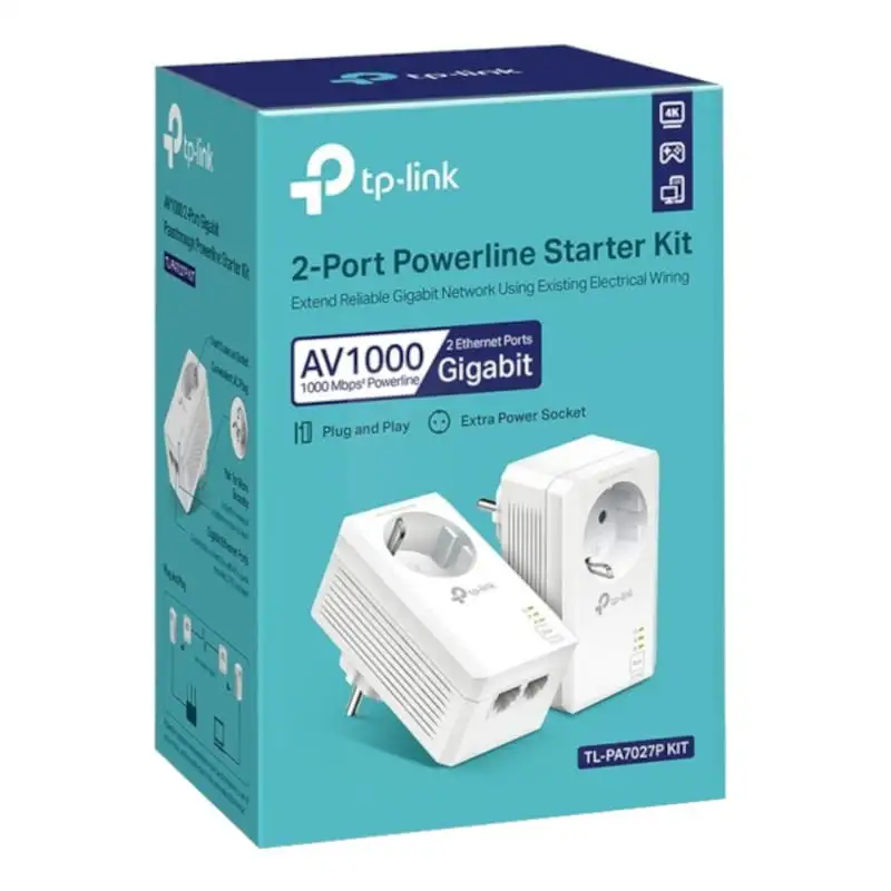 TP-Link PowerLine TL-PA7027P KIT Adaptador de rede Ethernet Branco - Image 2