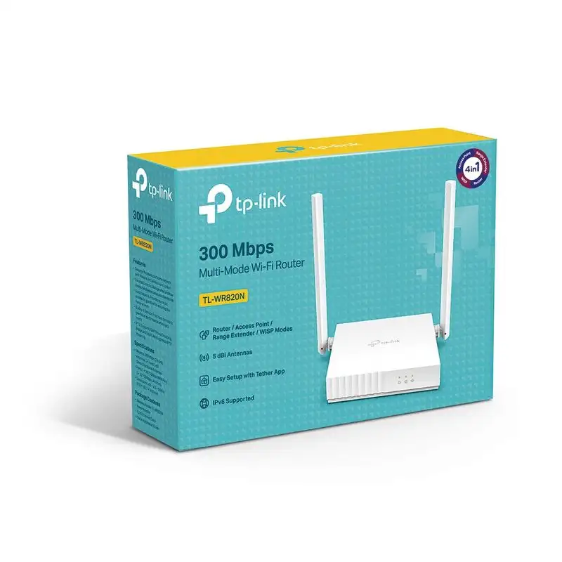 TP-Link TL-WR820N 2.4GHz 300Mbps - Router - Image 2