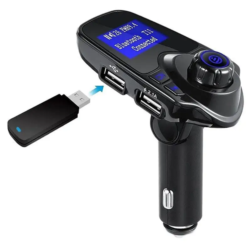Transmisor FM T11 Bluetooth MP3 USB - Image 3