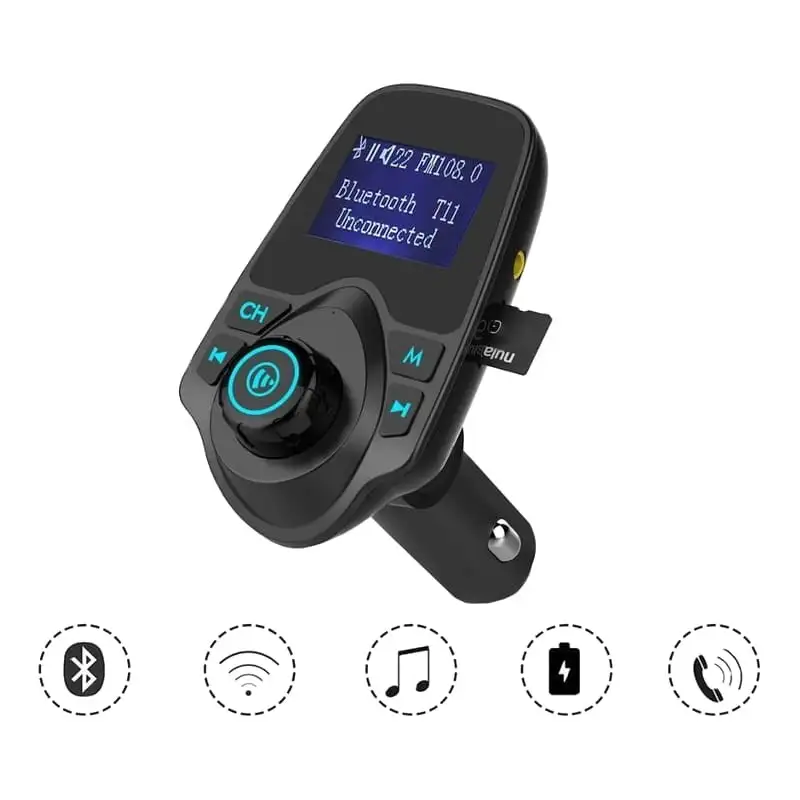 Transmisor FM T11 Bluetooth MP3 USB - Image 2