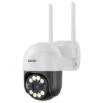 ZOSI C289 3MPx FullHD WiFi P/T IP66 AI Branco + Cartão microSD 32GB IP