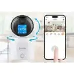 ZOSI C519M 4 MPx 2.5K P/T Dual WiFi Deteção de Movimento Ecrã Branco - Image 2
