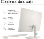 HP All-in-One 22-dg0014 ns PC 21,5" Intel N100 8 GB 256 GB SSD Windows Branco – Teclado QWERTY Português - Image 4