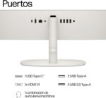 HP All-in-One 22-dg0014 ns PC 21,5" Intel N100 8 GB 256 GB SSD Windows Branco – Teclado QWERTY Português - Image 2