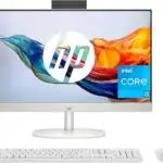 HP All-in-One 24-cr0013 ss, PC 23,8" Full HD, i3-N300, 8 GB RAM, SSD 512 GB, Gráficos UHD, Teclado Espanhol, Branco