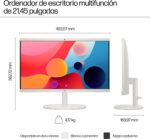 HP All-in-One 22-dg0014 ns PC 21,5" Intel N100 8 GB 256 GB SSD Windows Branco – Teclado QWERTY Português - Image 3