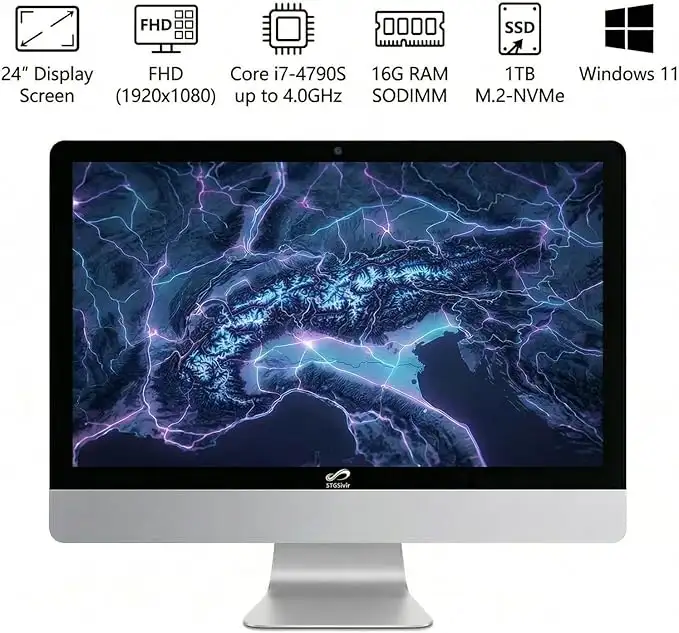 STGsivir All in One PC 24" Core i7 16 GB 1 TB SSD Windows 11 Pro, Desempenho Avançado e Design Compacto - Image 2