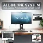 PC All-in-One 24" Intel i3 13ª Geração, 16 GB RAM, 256 GB SSD, Windows 11 Pro, Design Integrado, Alta Conectividade - Image 5