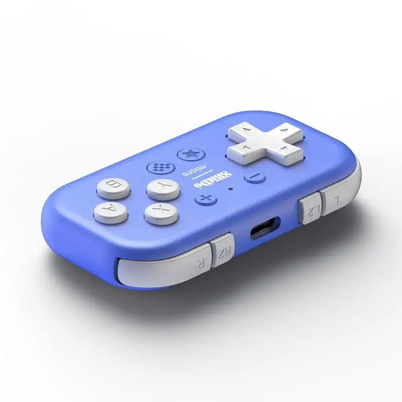 Gamepad 8BitDo Micro Bluetooth Azul – Controlador Nintendo Switch/Android - Image 4