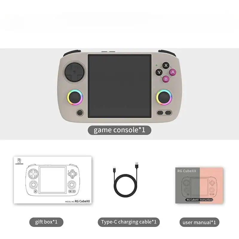 Consola Retro Portátil Anbernic RG CubeXX 64 GB Cinzento - Image 2