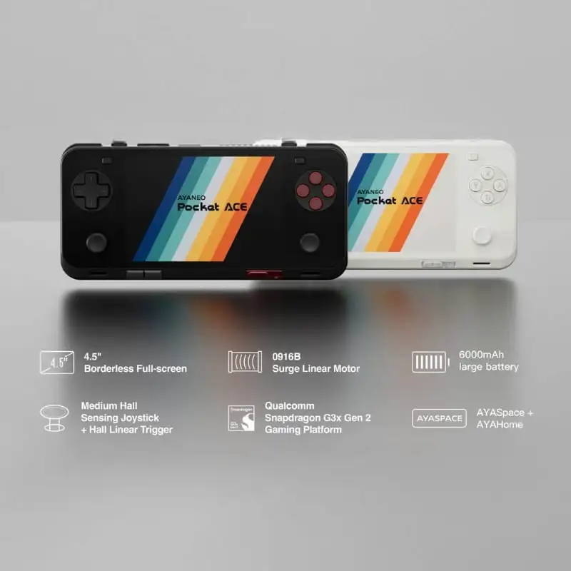 Ayaneo Pocket ACE Snapdragon G3x Gen 2 12GB/256GB Branco - Image 2