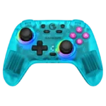 Comando GameSir T4n Nova Azul Neon - Para Nintendo Switch/PC/Smartphone/Tablet/iOS/Android TV Box