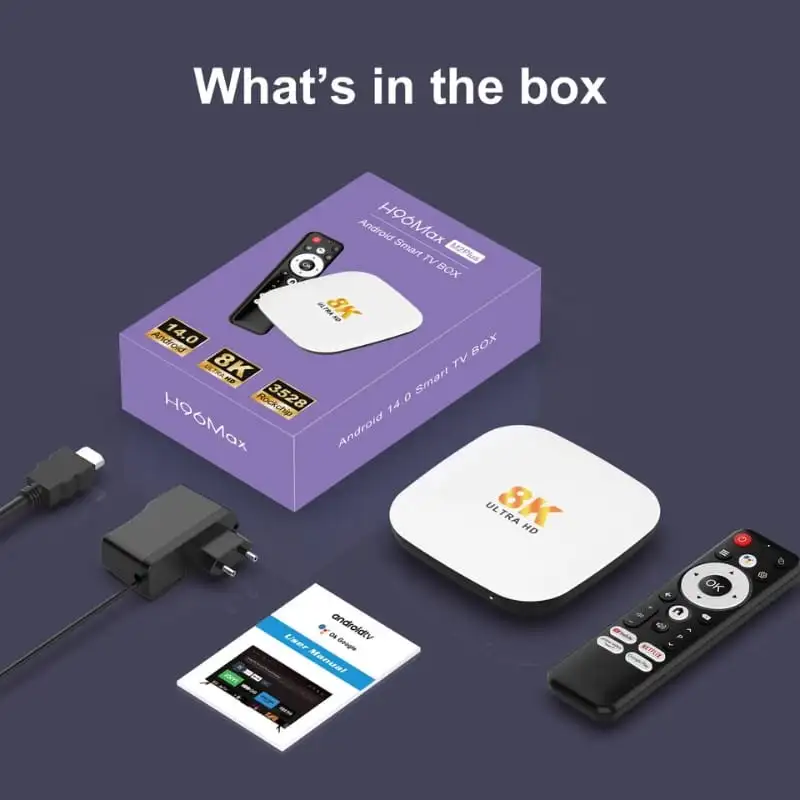 H96 Max M2 Plus RK3528 4GB/128GB Android 14 - Android TV - Image 2