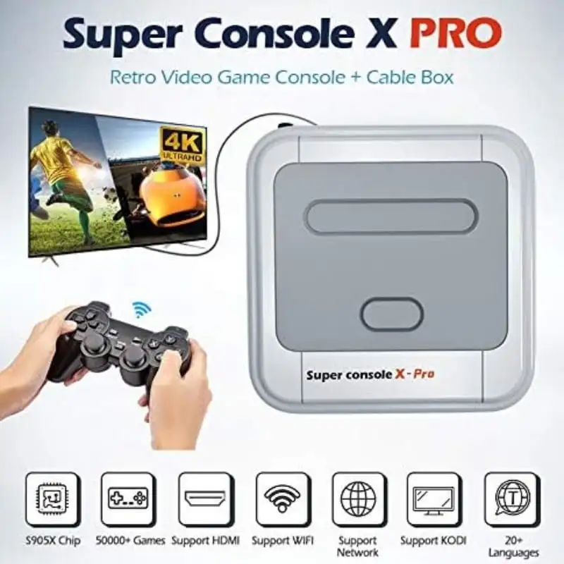 Super Console X Pro 1GB/8GB Dual OS + Cartão de 64GB - Image 5