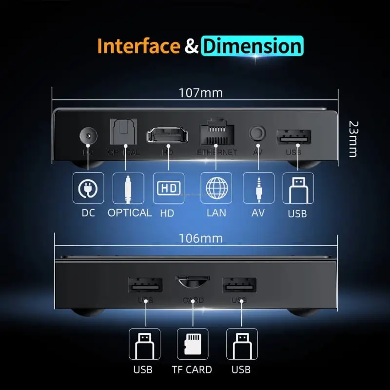 X96 NEX S905Y5 4GB/32GB Android 14 - Android TV - Image 2