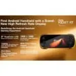 Ayaneo Konkr Pocket FIT Snapdragon G3 Gen 3 12GB/256GB Amarelo - Image 2