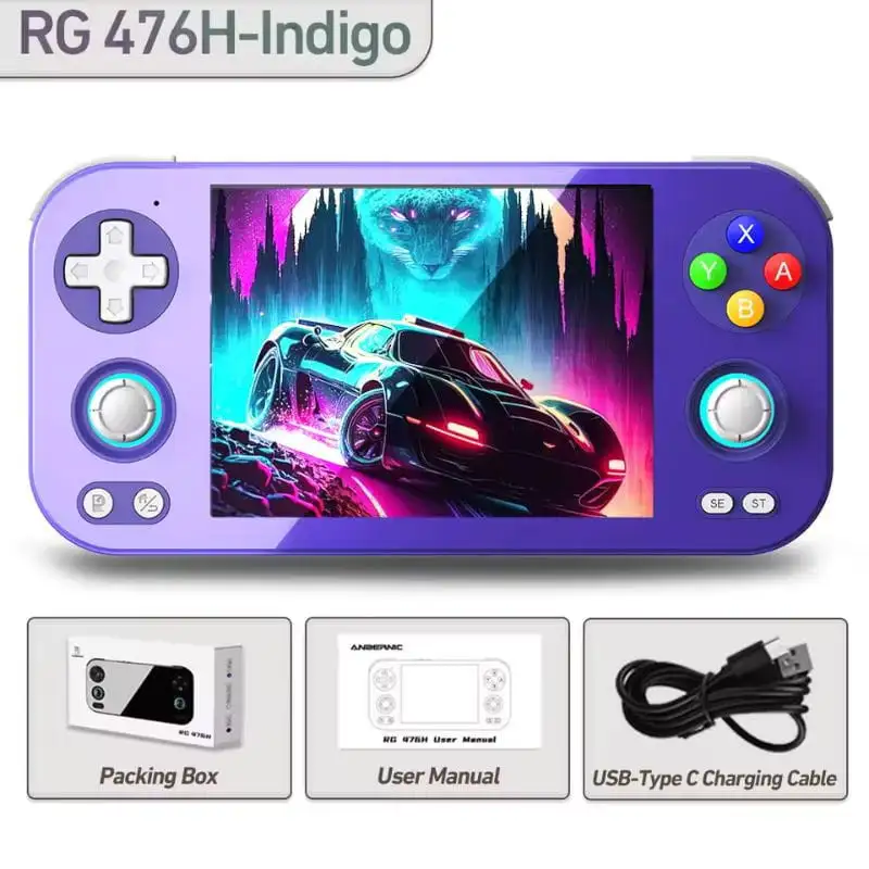 Console Anbernic RG476H 8GB/128GB Roxo - Image 2