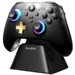 EasySMX D05 PC Preto - Comando multiplataforma com base de carregamento, joysticks com efeito Hall e gatilhos