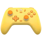 Comando GameSir T4 Nova Lite Sem Fio Amarelo - Para Nintendo Switch/PC/Smartphone/Tablet/iOS/Android TV Box - Com efeito Hall