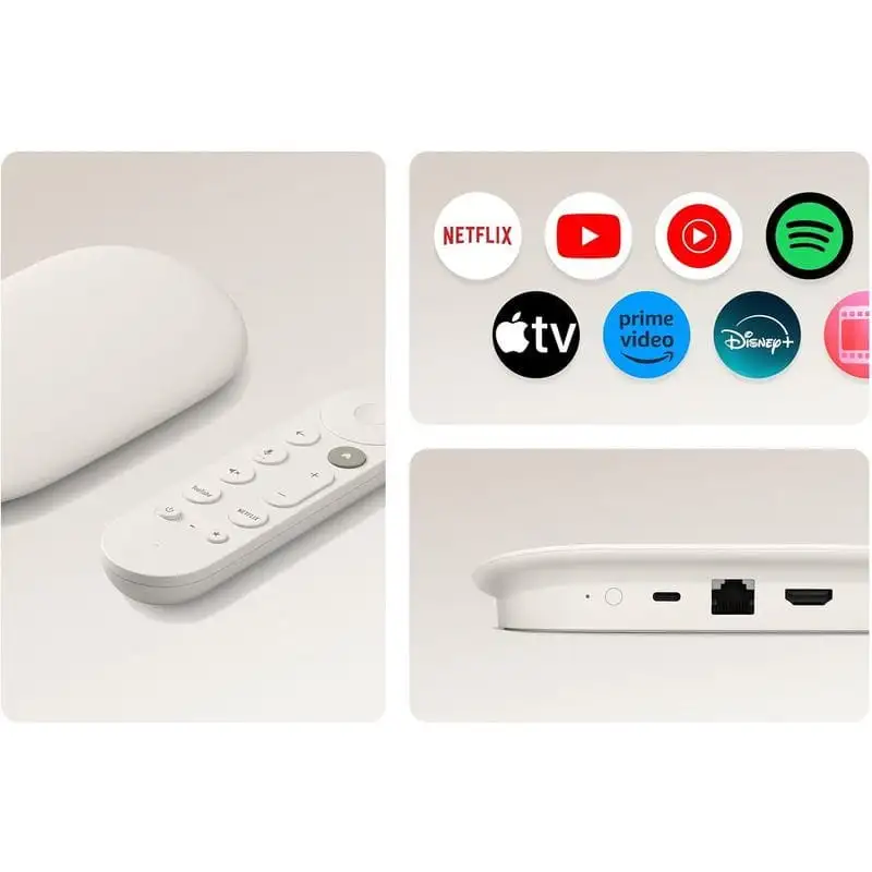 Google TV Streamer 4K com IA e controlo de voz Porcelana - Android TV - Image 3