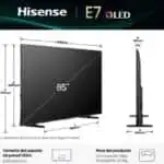 Hisense 85E7Q 85" 4K Ultra HD QLED Smart TV Preto - Televisão - Image 5