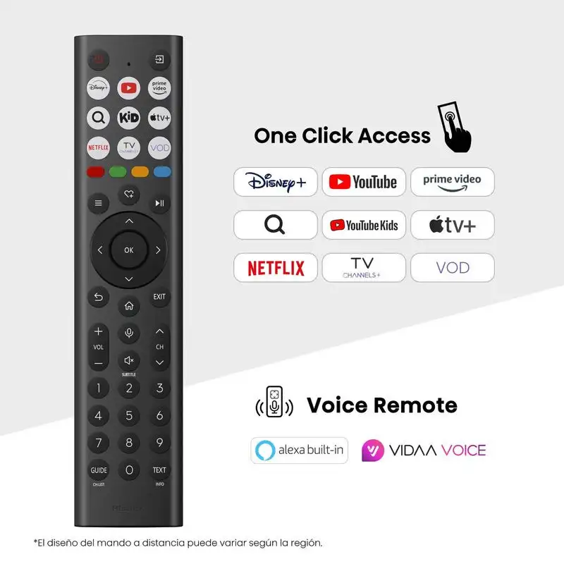 Hisense 65A6Q 65" 4K Ultra HD Smart TV Wifi Preto - Image 4