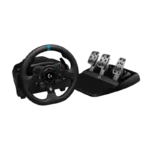 Volante + Pedais Logitech G G923 Xbox Series X/S, Xbox One, PC Cor: Preto