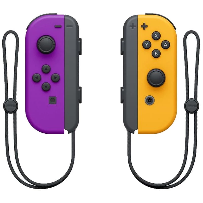 Conjunto de comando Joy-Con esquerdo/direito Nintendo Switch Violeta Laranja - Image 1