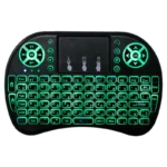Mini Teclado Sem fio i8 RGB LED