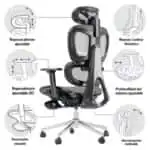 Powerbasic Tondela - Cadeira de Escritório Ergonómica - Image 2