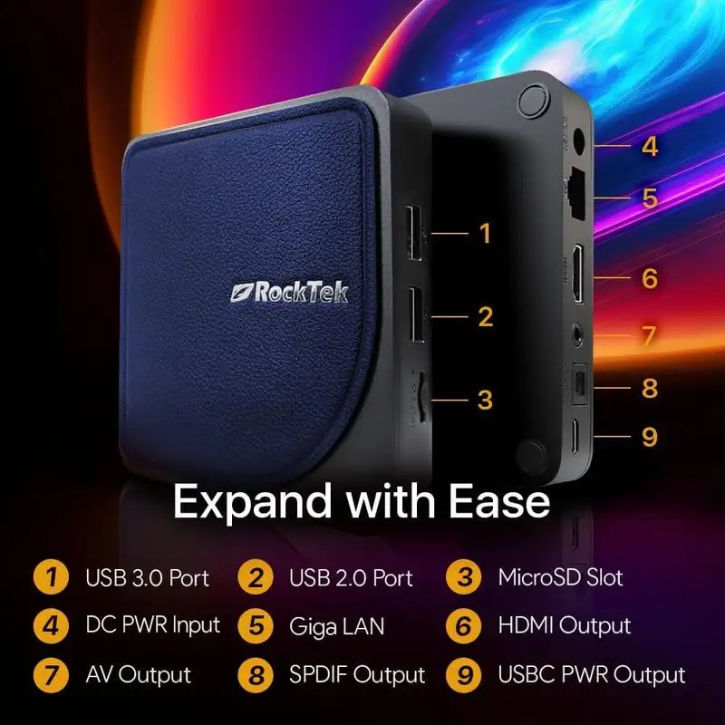 RockTek G2 S905X4 4GB/64GB Android 12 - Android TV - Image 2