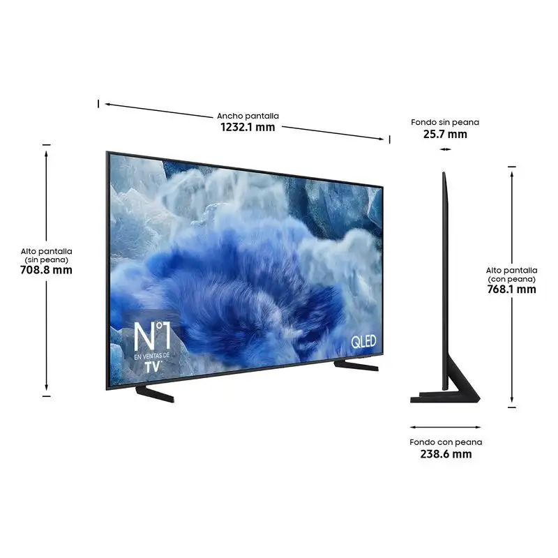 Samsung Q8F QE55Q8FAAU 55" QLED 4K Ultra HD Smart TV Wifi - Image 2