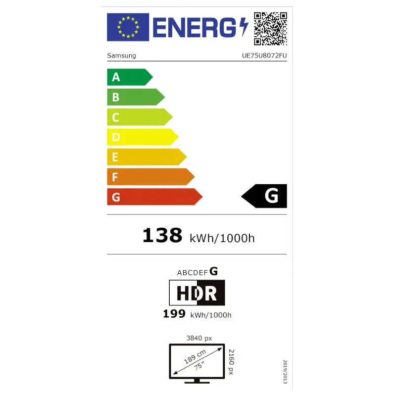 Samsung UE75U8072FUXXH 75" 4K/UHD LED Smart TV WiFi - Image 2