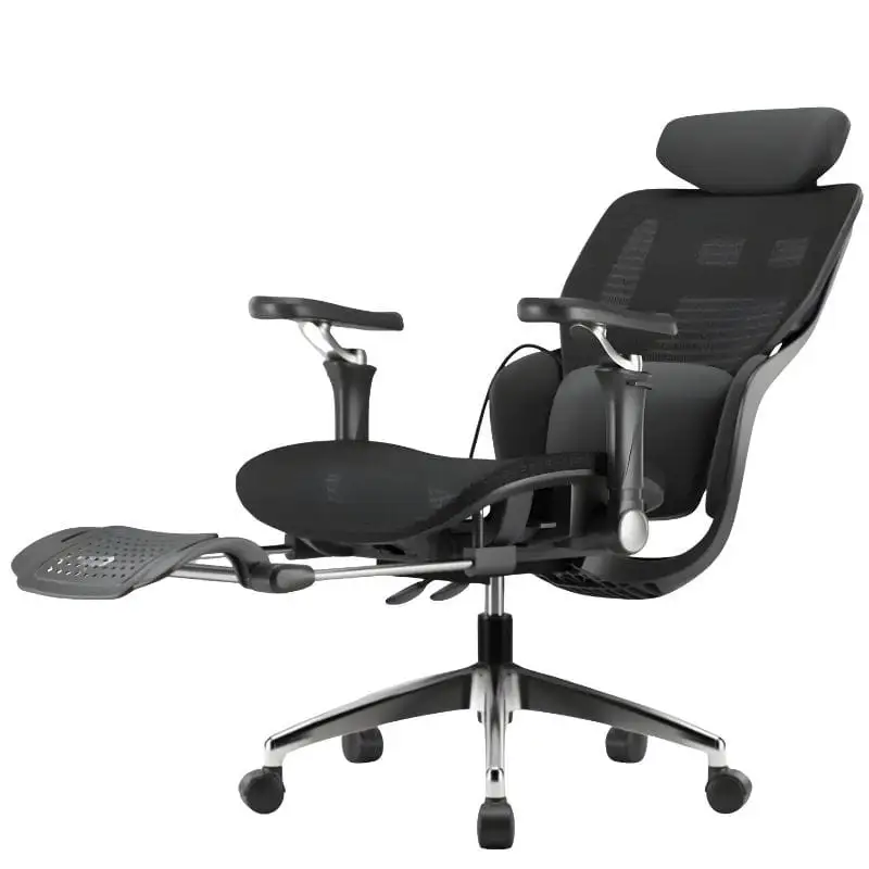 Cadeira de Escritório Ergonómica Amarante Preta - Image 2