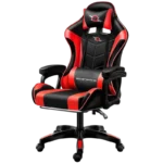 Cadeira Gaming PowerGaming com Coluna Bluetooth e Massagem Vermelho