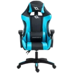 PowerGaming Cadeira altifalante massagem Preto+Azul