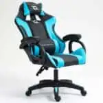PowerGaming Cadeira altifalante massagem Preto+Azul - Image 2