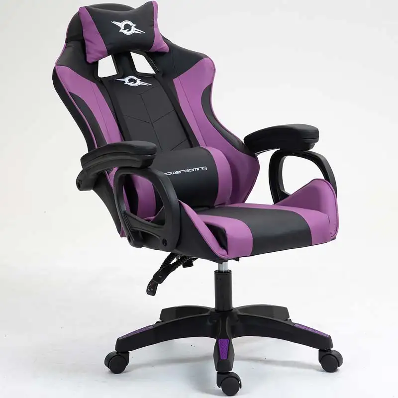 PowerGaming Cadeira Altifalante Massagem Preto+Lilás - Image 2
