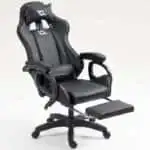 PowerGaming Cadeira 7 pontos Massagem Apoio para pés Preto - Image 2