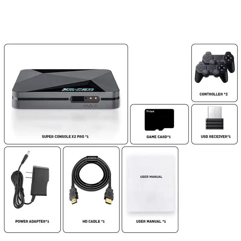 Super Console X2 Pro 2GB/8GB Triple OS + Cartão de 64GB - Image 2