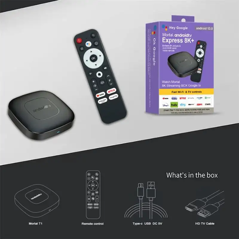 T1 H313 2GB/8GB Dual Wifi Android 13 Preto - Android TV - Image 2
