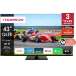 Thomson 43QG7C14 TV 43" 4K Ultra HD QLED Smart TV Wi-Fi Preto