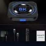 Transspeed 8K H618 4GB/32GB Dual Wifi Android 12 Preto - Android TV - Image 2