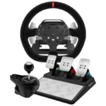 PXN-V10(3IN1) Preto - Volante de Corridas 3 em 1