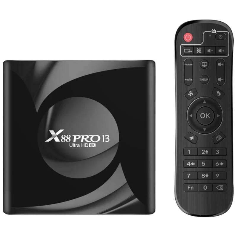 X88 PRO 13 4GB/64GB Smart System Android 13 Preto – Android TV - Image 1