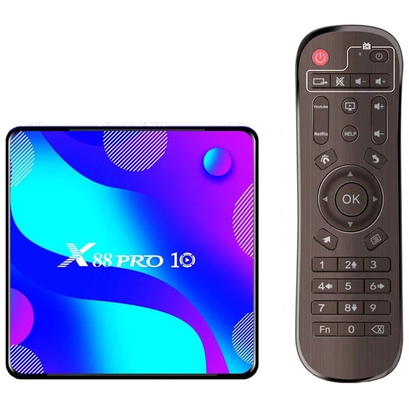 X88 Pro 10 4GB/32GB 4K Android TV 10.0 - Android TV - Image 1
